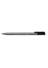 772618  334-9 Fiberpenn STAEDTLER triplus 0,3mm sort T&#248;rkesikker penn med vannbasert blekk